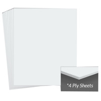 

Archival Methods Museum Board 22x28 Polar White 4 Ply PKG15