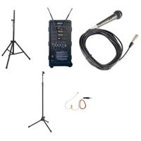 

AmpliVox B9251 Basic Package, Includes SW925 Digital Audio Travel Partner Plus Portable PA System and Flesh Tone Over-Ear Microphone