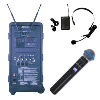 

AmpliVox B9254 Platinum Digital Audio Travel Partner Plus Package, Includes S1695 Hand-Held, S1693 Headset & Lapel Microphone, 2x S1080 Tripod and S1073 Mic Stand