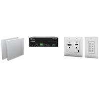 

Aurora Multimedia One Room-One Cable Kit with Web Control, Includes 2x DXW-2 Wall Plate Switcher (Black, White), 2x DXE-CAT-RX3-A HDBaseT Receiver with 2x 35W Amplifier, 4x SKR-22T Ceiling Tile Speakers, 2x DXB-8 8-Button Controller Keypad