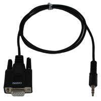 

Aurora Multimedia 6' 3.5mm TRS to Female DB9 2-TX 3-RX Cable, Null-Modem