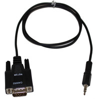 

Aurora Multimedia 6' 3.5mm TRS to Male DB9 2-TX 3-RX Cable, Null-Modem
