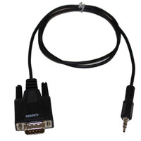 

Aurora Multimedia 6' 3.5mm TRS to Male DB9 3-TX 2-RX Cable