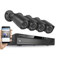 

Amcrest HD 1080P-Lite 4 Channel Video Security System with 1TB DVR & 4x 1MP IP67 Outdoor Bullet Cameras