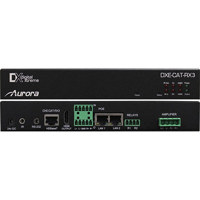 

Aurora Multimedia DXE-CAT-RX3 HDMI HDBaseT Extender with Relays, 600' Max Distance, 1080p 60 Hz, Bi-Directional RS-232 & IR & LAN, HDMI