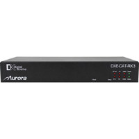 

Aurora Multimedia DXE-CAT-RX3C HDMI HDBaseT Extender with Relays, 600' Max Distance, 1080p 60 Hz, Bi-Directional RS-232 & IR & LAN, HDMI, IP Control Engine