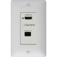 

Aurora Multimedia DXW-1 HDMI HDBaseT Wall Plate Transmitter, White