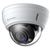 

Amcrest ProHD 2MP Outdoor PoE Dome IP Camera, IR, 3x Optical Zoom, White