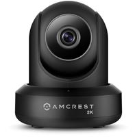 

Amcrest UltraHD 2K 3MP Indoor Wi-Fi IP Camera, Pan/Tilt, Black