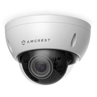 

Amcrest ProHD 3MP Outdoor PoE Vandal Dome IP Camera, White
