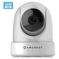 

Amcrest 4MP UltraHD WiFi (2688x1520) Security Wireless IP Camera with Pan/Tilt, Dual Band 5/2.4GHz, 2 Way Audio, White