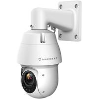 

Amcrest 4K UHD 4MP Outdoor Security POE+ IP PTZ Dome Camera with 2.8mm Lens, 328' Night Vision, White