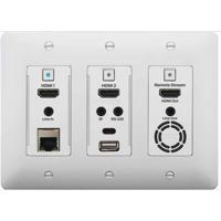

Aurora Multimedia IPX-TCW3 Series 4K IP Audio/Video Distribution Wall Plate with 10G Copper Ethernet, White