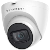 

Amcrest 4K UHD 5MP Outdoor Security PoE Turret IP Camera with 2.8mm Lens, 98' Night Vision, White