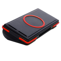 

Ampere Full Circle Wireless Input and Output Power Bank, 13400mAh, Red