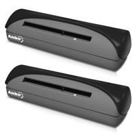 

Ambir 2 Pack PS667-AS Simplex A6 ID Card Scanner with Scan, 7Sec per Single-Sided (Black&White), 600dpi, 4x6" Scan Area, USB2.0