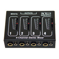 

AmpliVox S1350 Four Channel Microphone Mixer