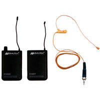 

AmpliVox S1663 16-Channel Wireless UHF Flesh Tone Over-Ear Headset Mic Kit, Includes S1690T Bodypack Transmitter and S1690R Receiver