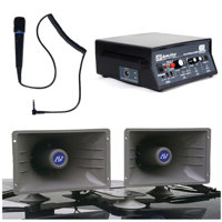 

AmpliVox S312 Wired Sound Cruiser Car PA System with 50 Watt Multimedia Amplifier