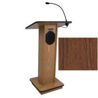 

AmpliVox S355 Elite Lectern with Sound System, Walnut