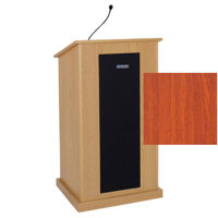 

AmpliVox S470 Chancellor Lectern with Sound System, Cherry