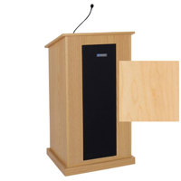 

AmpliVox S470 Chancellor Lectern with Sound System, Maple