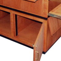 

AmpliVox Component Installation Rack Rails for SW3030 Solid Hardwood Lectern