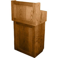 

AmpliVox SN3010-OK Non-Sound Oxford Solid Wood Lectern with Removable Tabletop, Natural Oak