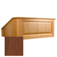

AmpliVox SN3025-WT Victoria Tabletop Lectern - without Sound System - Walnut