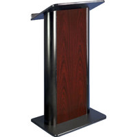 

AmpliVox SN3090 Jewel Mahogany Lectern with Black Anodized Aluminum