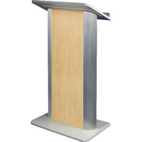 

AmpliVox SN3110 Hardrock Maple Lectern with Satin Anodized Aluminum