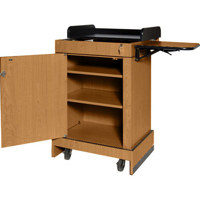 

AmpliVox SN3230 Multimedia Computer Lectern without Sound, Medium Oak