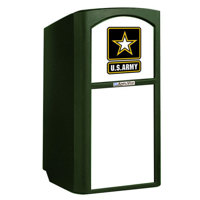 

AmpliVox SN3254 Military Multimedia Lectern without Sound System, Army Custom Finish