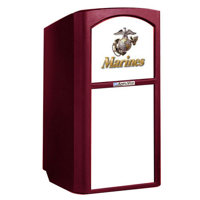 

AmpliVox SN3254 Military Multimedia Lectern without Sound System, Marines Custom Finish
