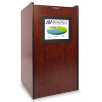 

AmpliVox SN3265 Visionary Multimedia Lectern with Built-In LCD Screen, Mahogany