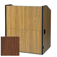 

AmpliVox Multimedia Smart Podium without Sound System, Walnut
