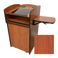 

AmpliVox SN3620 Professional Multimedia Flash Podium with Viewport, Cherry