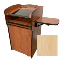 

AmpliVox SN3620 Professional Multimedia Flash Podium with Viewport, Maple