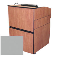 

AmpliVox SN3630 Multimedia Computer Intellect Podium with Recessed Well for LCD Display, Gray