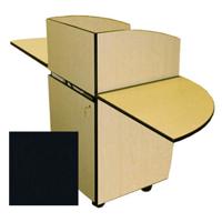 

AmpliVox SN3640 Mobilite Computer Multimedia Lectern with Viewport, Black