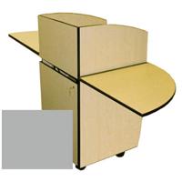 

AmpliVox SN3640 Mobilite Computer Multimedia Lectern with Viewport, Gray