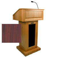 

AmpliVox SS3020 Victoria Lectern System with 50 Watt Amplifier, 4 Built-In Jensen Speakers and Handheld Microphone - Mahogony