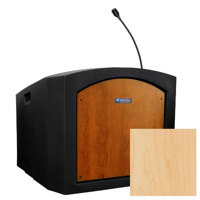 

AmpliVox Pinnacle Table Top Lectern with Sound, Maple