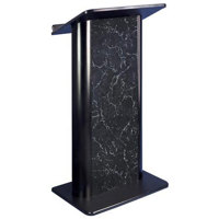 

AmpliVox SW3095 Wireless Contemporary Flat Lectern with Sound System and Headset Microphone, Pyrenees Marble
