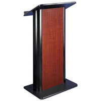 

AmpliVox SW3100 Wireless Contemporary Flat Panel Lectern with Sound System and Headset Microphone, Cherry