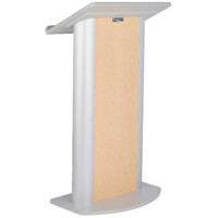 

AmpliVox SW3110 Flat Hardrock Maple Lectern with Wireless Sound System