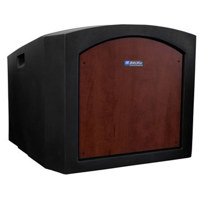 

AmpliVox Wireless Tabletop Lectern with Headset Mic, Mahogany