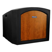 

AmpliVox Wireless Tabletop Lectern with Lapel Mic, Medium Oak