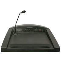 

AmpliVox SW3254 Wireless Military Multimedia Lectern with Sound System and Handheld Microphone, Coast Guard