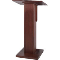 

AmpliVox SW355 Wireless Elite Lectern with 50 Watt Amplifier and Headset Microphone, Mahogany